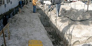Joe Angeleri - Pouring the footers for the new home