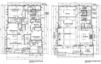 Joe Angeleri - Architectural Design showing living space floor plans