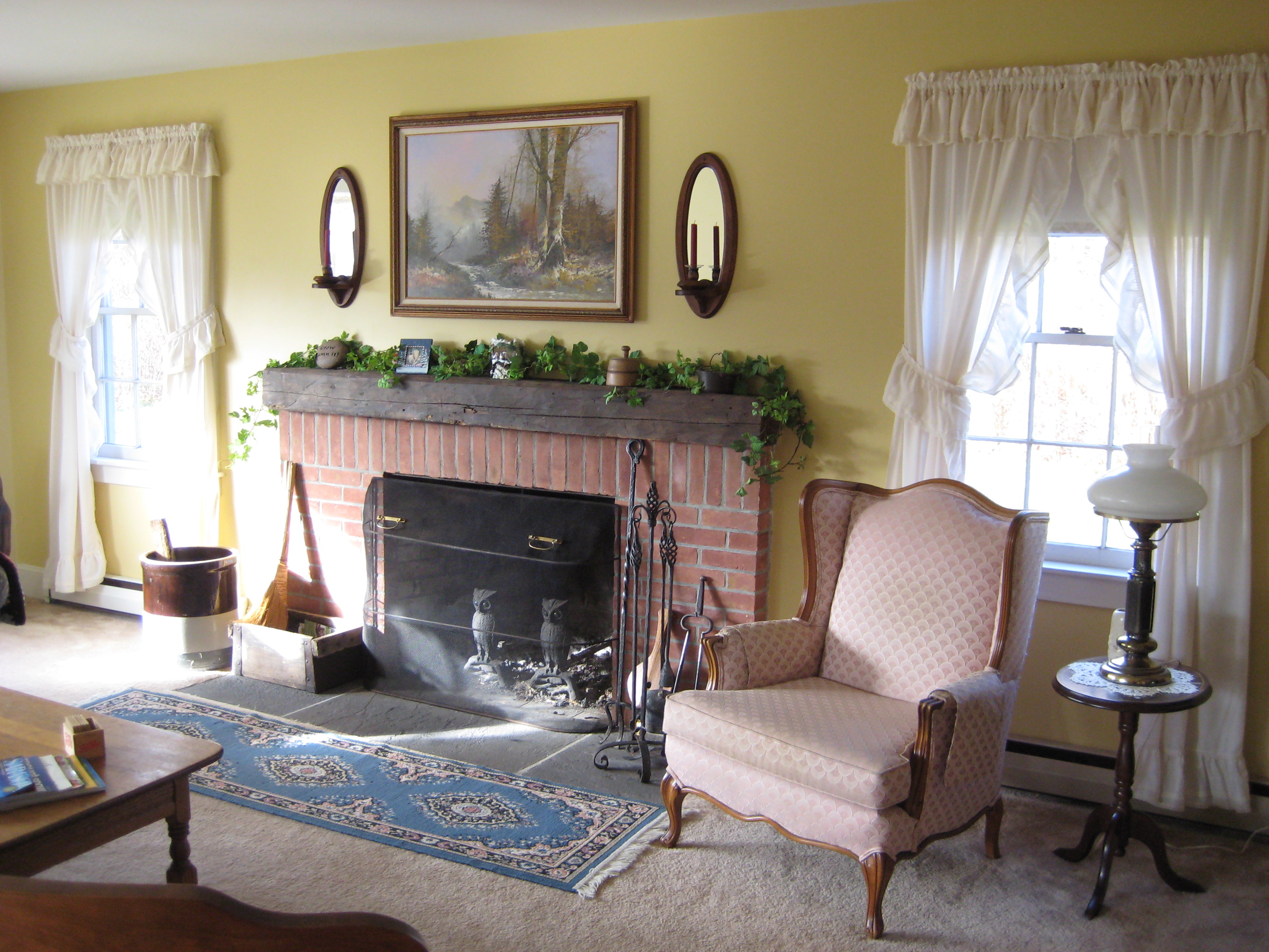 Joe Angeleri - Historic 1790 Greek Revival restoration -Living Room