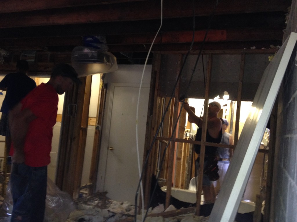 Joe Angeleri - Flood and water damage before picture